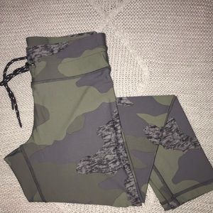 Aerie Move Feel Cool Drawstring Camo Legging